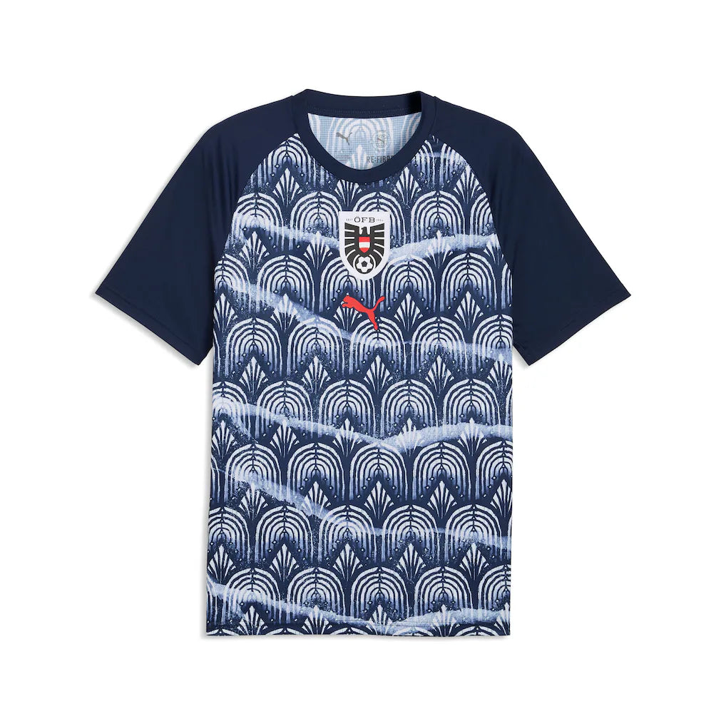 Austria National Team Puma 2026 Pre-Match Top - Navy