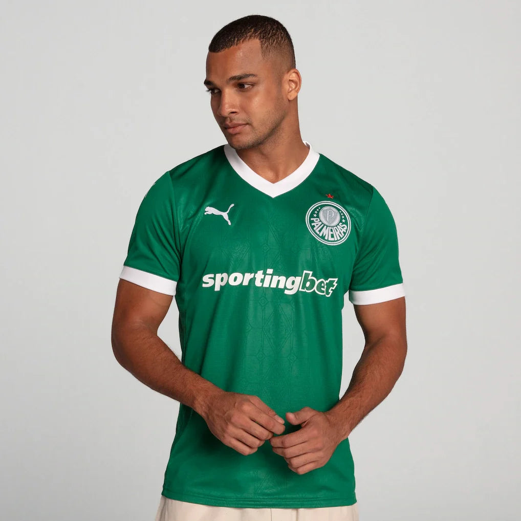SE Palmeiras Puma 2025/26 Home Replica Jersey - Green