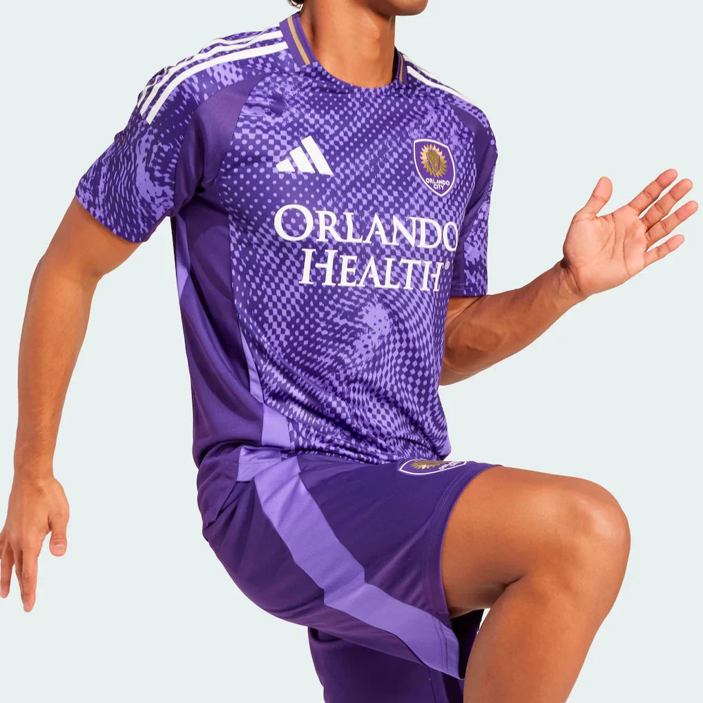 Orlando City SC adidas 2025 Perfect Storm On-Field Authentic Patch Jersey - Purple