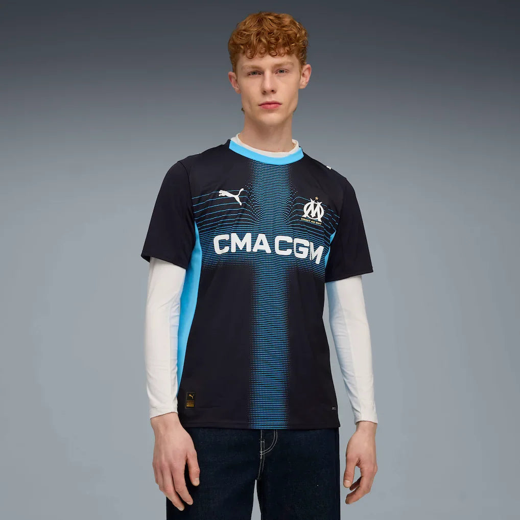 Olympique Marseille Puma 2025/26 Away Replica Jersey - Navy