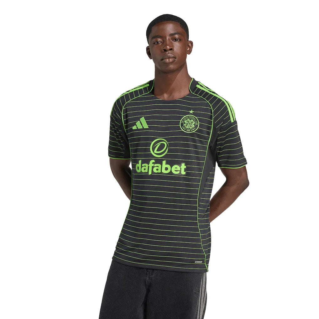 Celtic adidas 2025/26 Away Replica Jersey - Black
