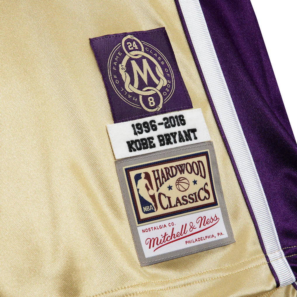 Kobe Bryant Los Angeles Lakers Mitchell & Ness Hall of Fame Class of 2020 #8 Authentic Jersey - Gold