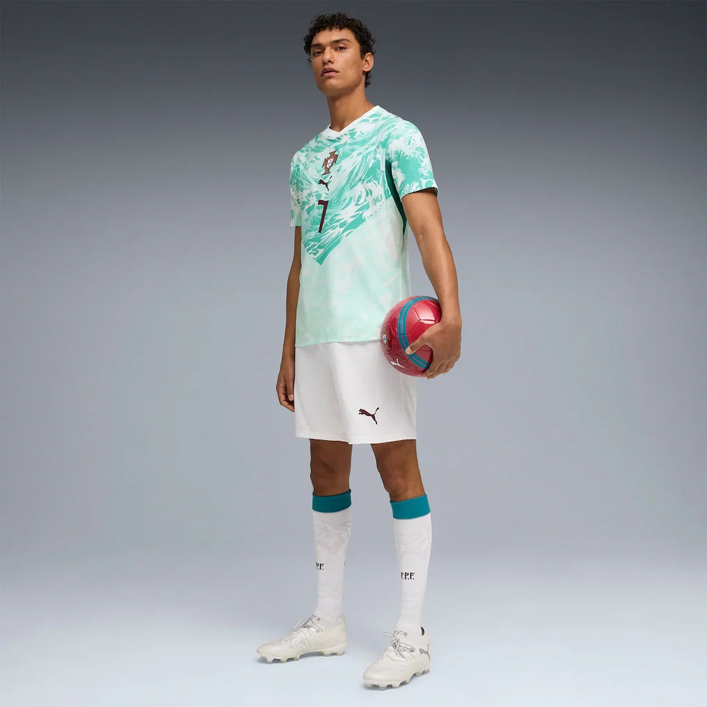 Cristiano Ronaldo Portugal National Team Puma 2026 Away On-Field Authentic Jersey - White