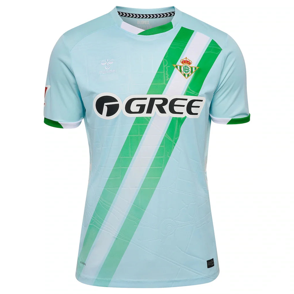 Real Betis Hummel Unisex Away 2025/26 Replica Jersey - Light Blue