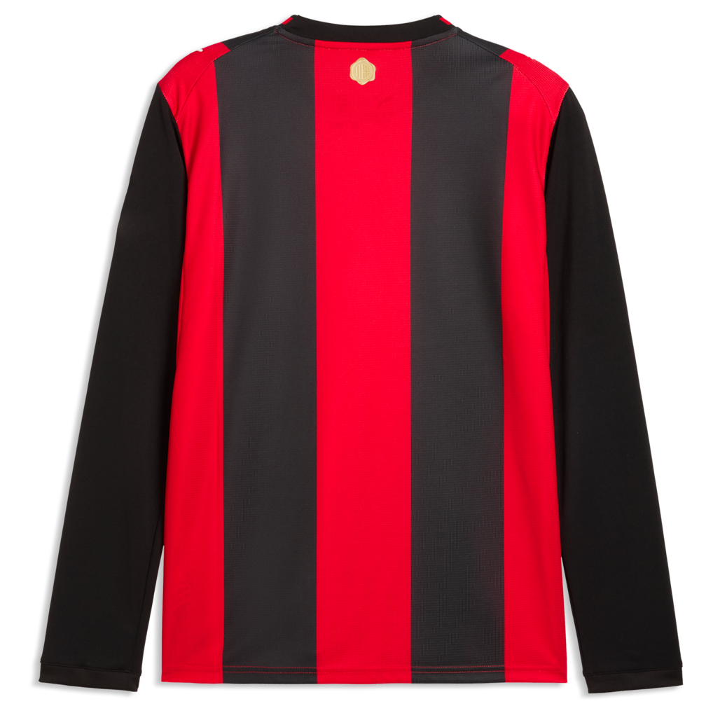 AC Milan Puma 2026/27 Home Replica Long Sleeve Jersey - Black/Red