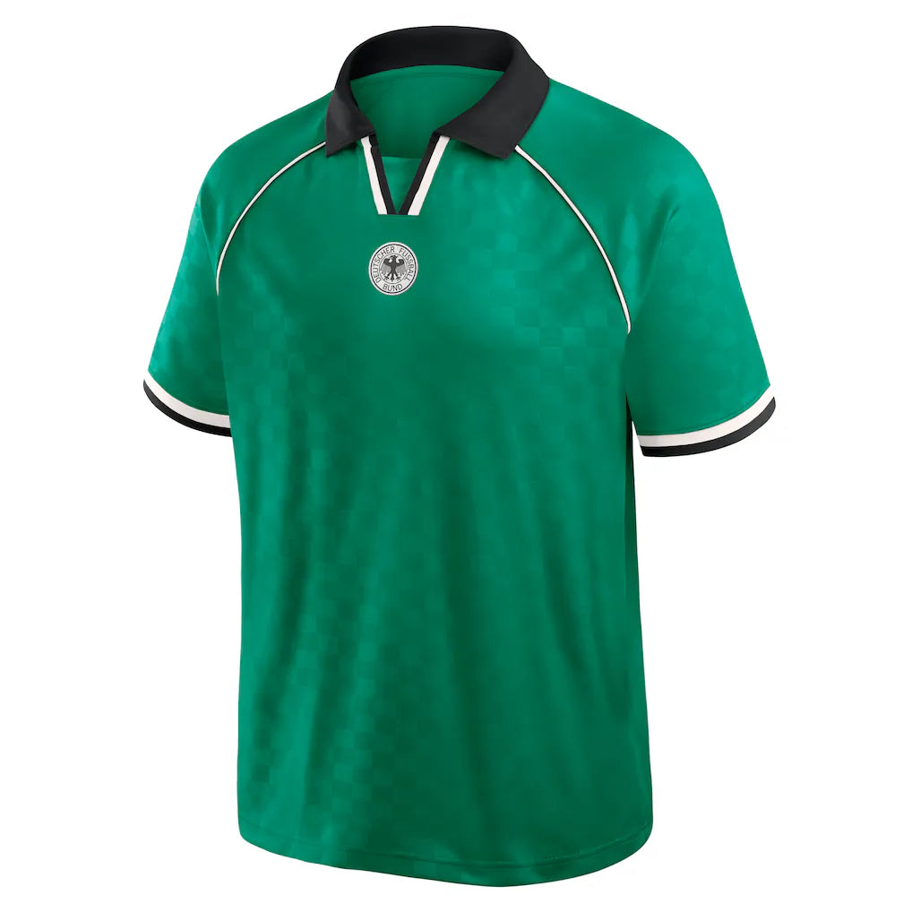 Germany National Team Fanatics Retro Raglan V-Neck Fashion Jersey - Green