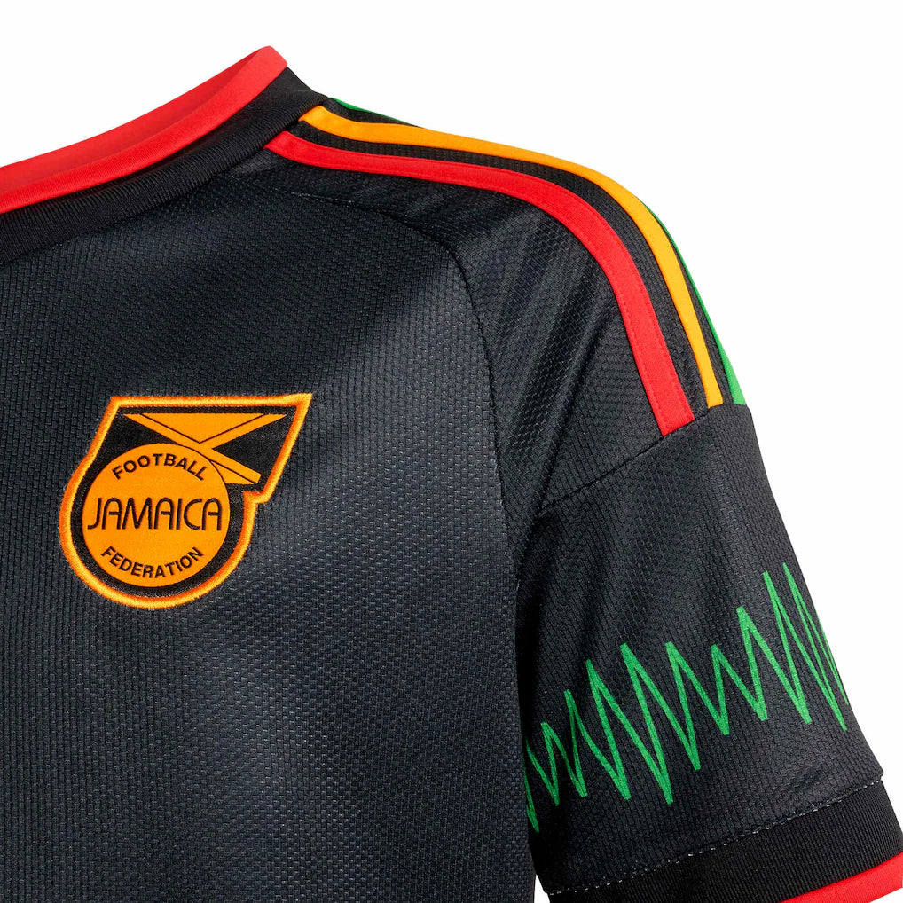 Jamaica National Team adidas Youth 2026 Replica Jersey - Black