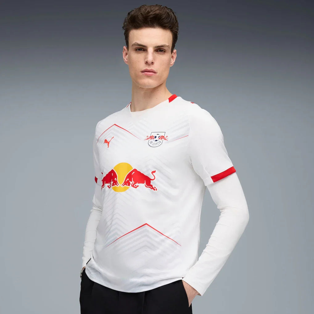 RB Leipzig Puma 2025/26 Home Replica Jersey - White