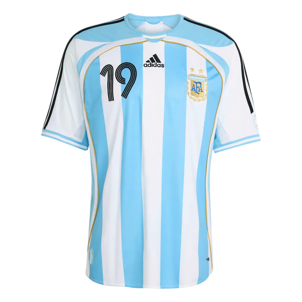 Lionel Messi Argentina National Team adidas 2006 Bringback Home Jersey - White
