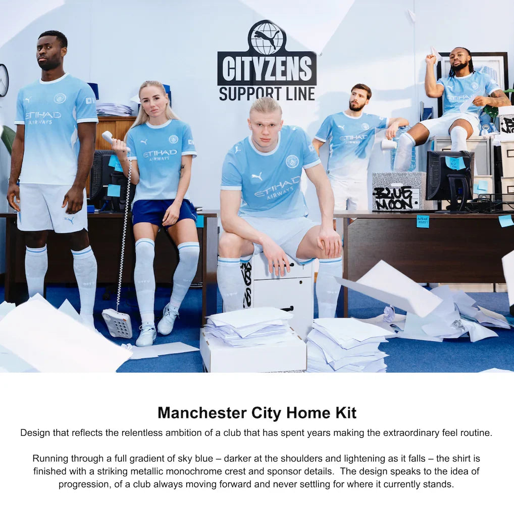 Phil Foden Manchester City Puma 2026/27 Home On-Field Authentic Jersey - Light Blue