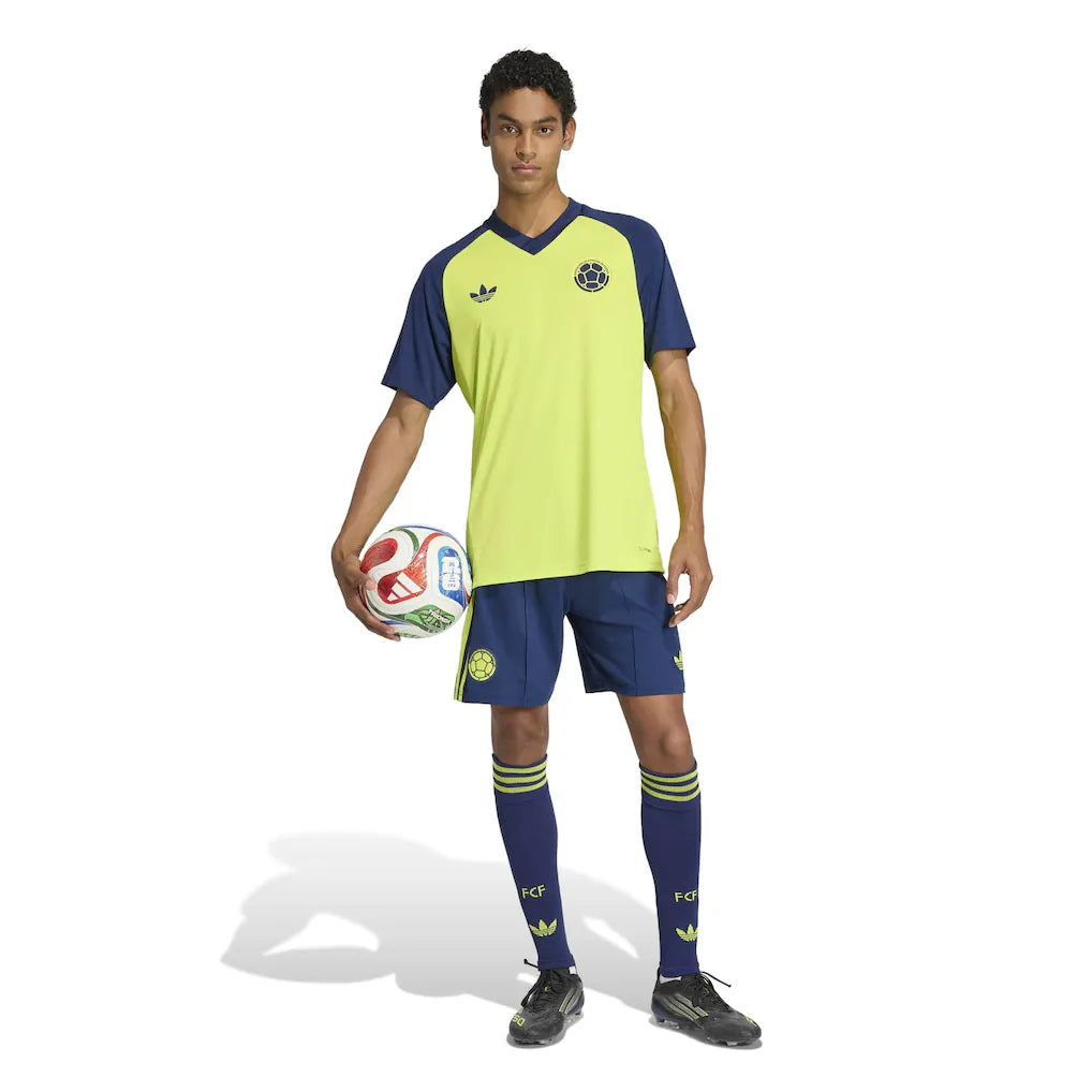 Colombia National Team adidas 2026 Pre-Match Top - Yellow