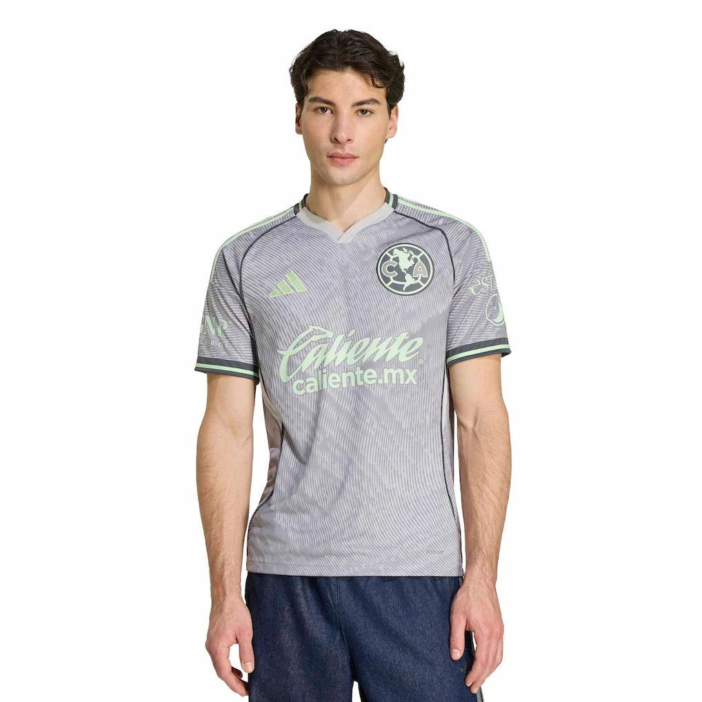 Club America adidas 2025/26 Third Replica Jersey - Gray