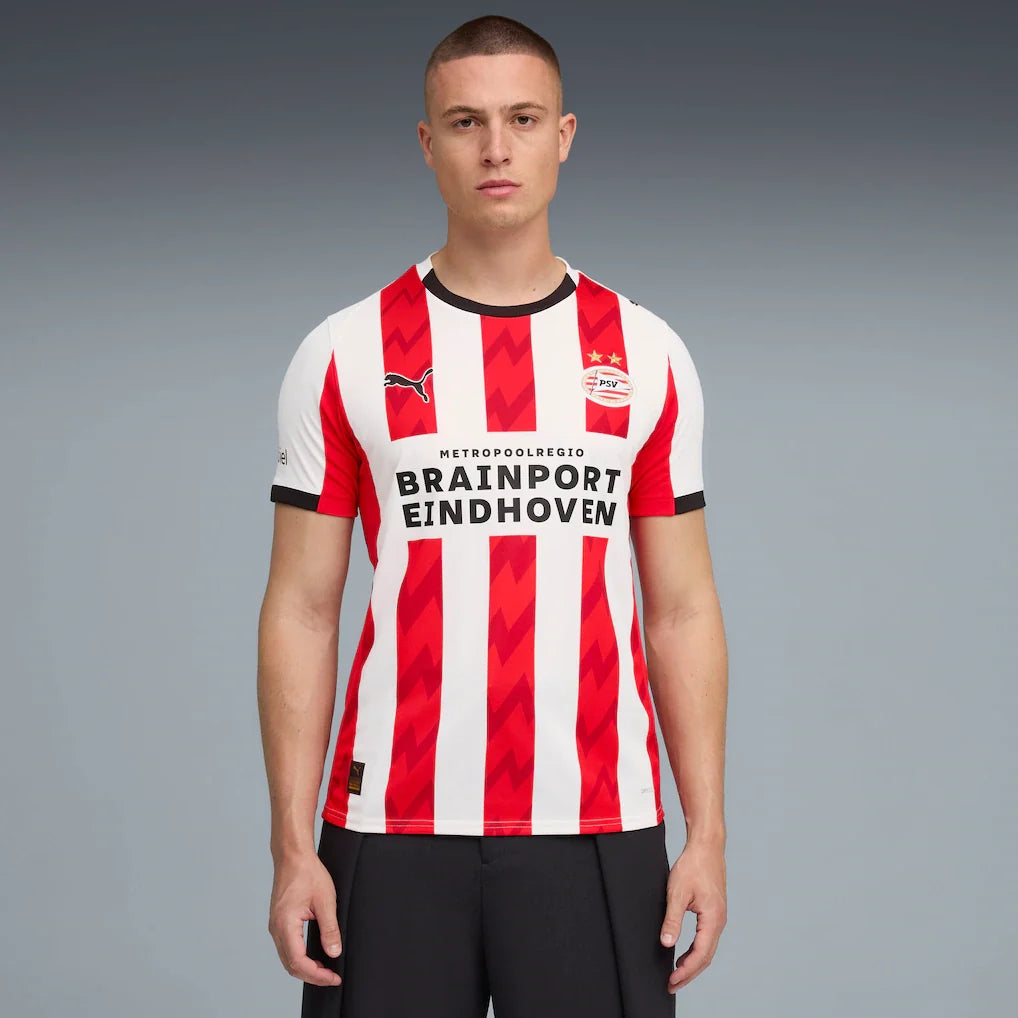 PSV Eindhoven Puma 2025/26 Home Replica Jersey - White