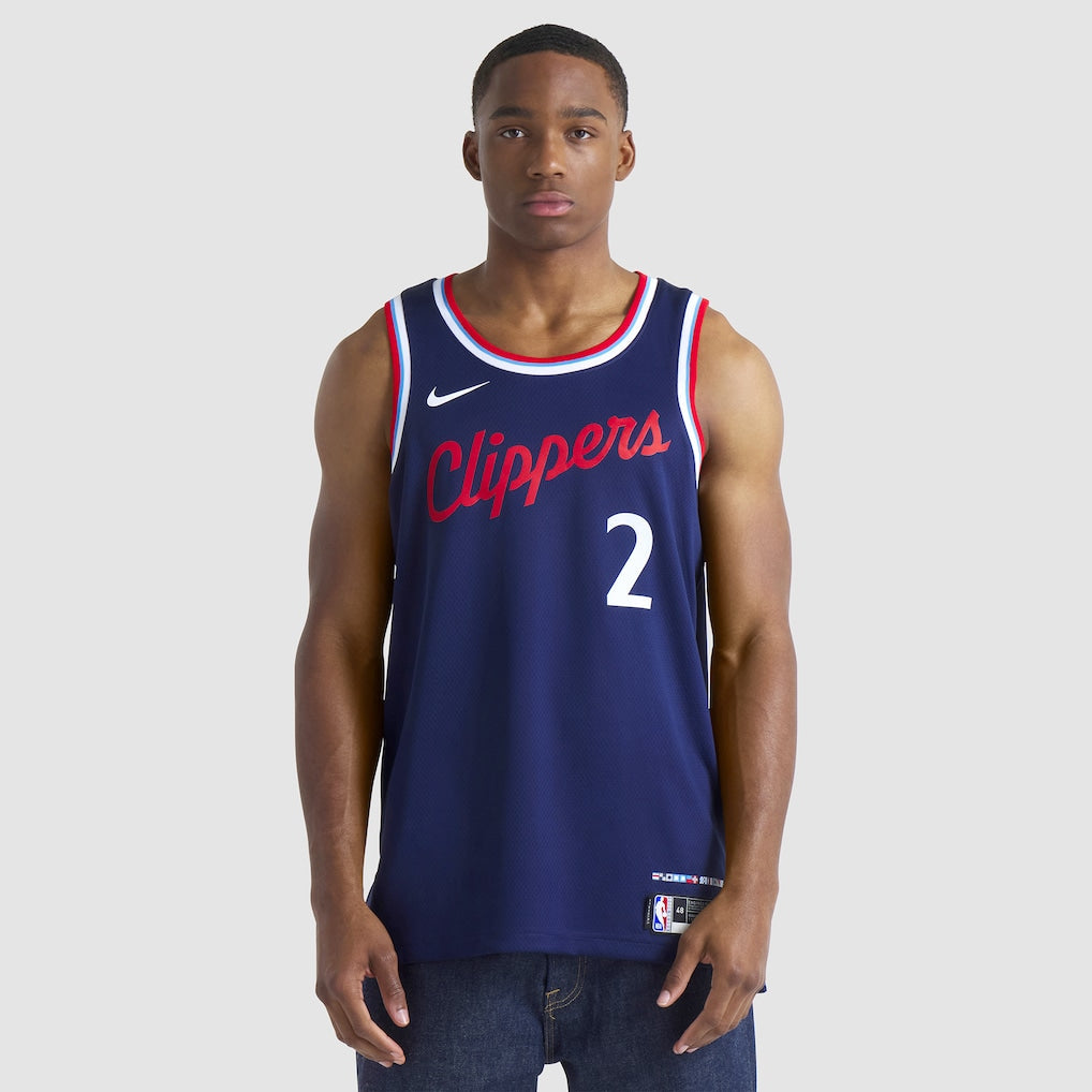 Kawhi Leonard LA Clippers Nike Unisex 2024/25 Swingman Jersey - Navy - Icon Edition