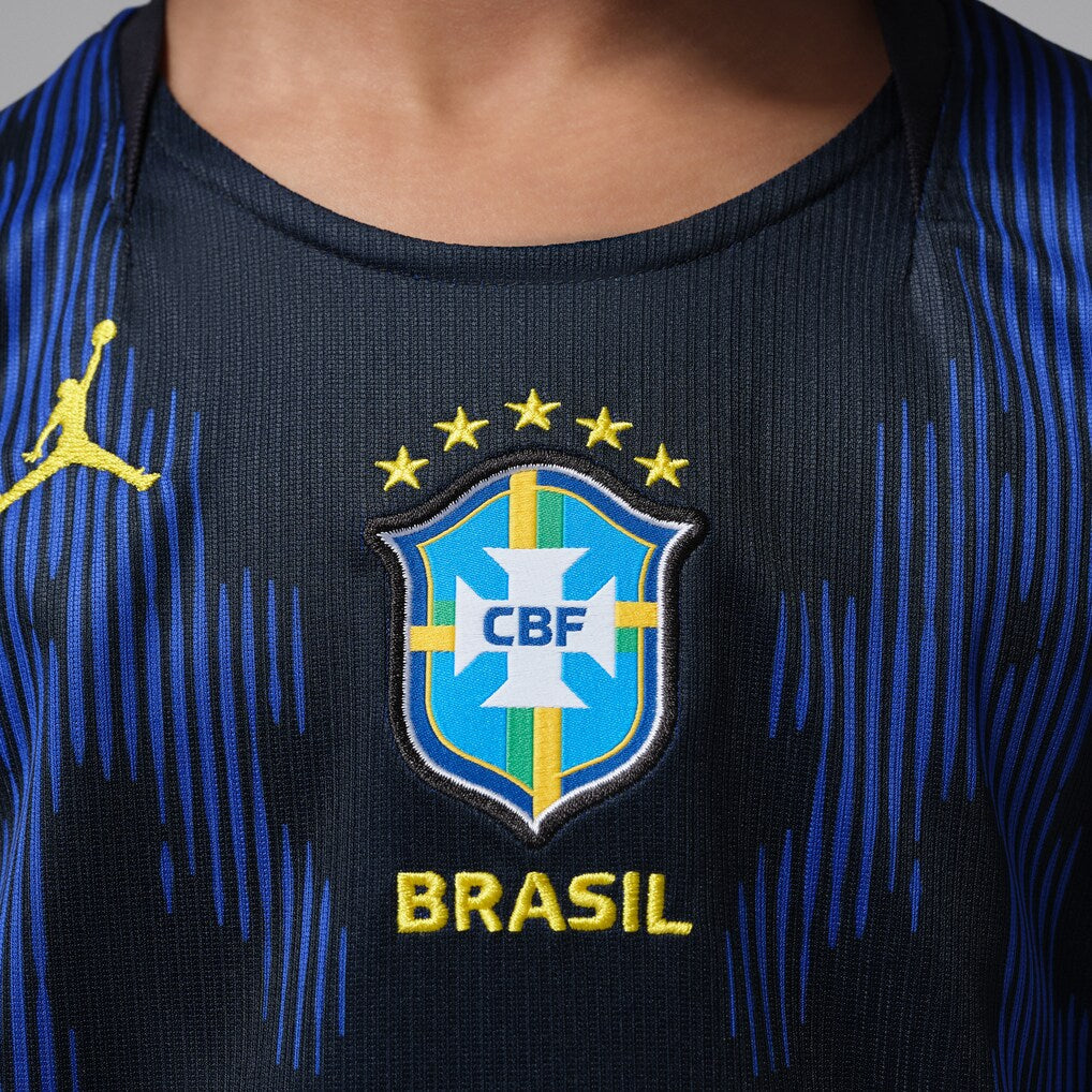 Brazil National Team Jordan Brand Preschool 2026 Dri-FIT Replica Jersey - Blue