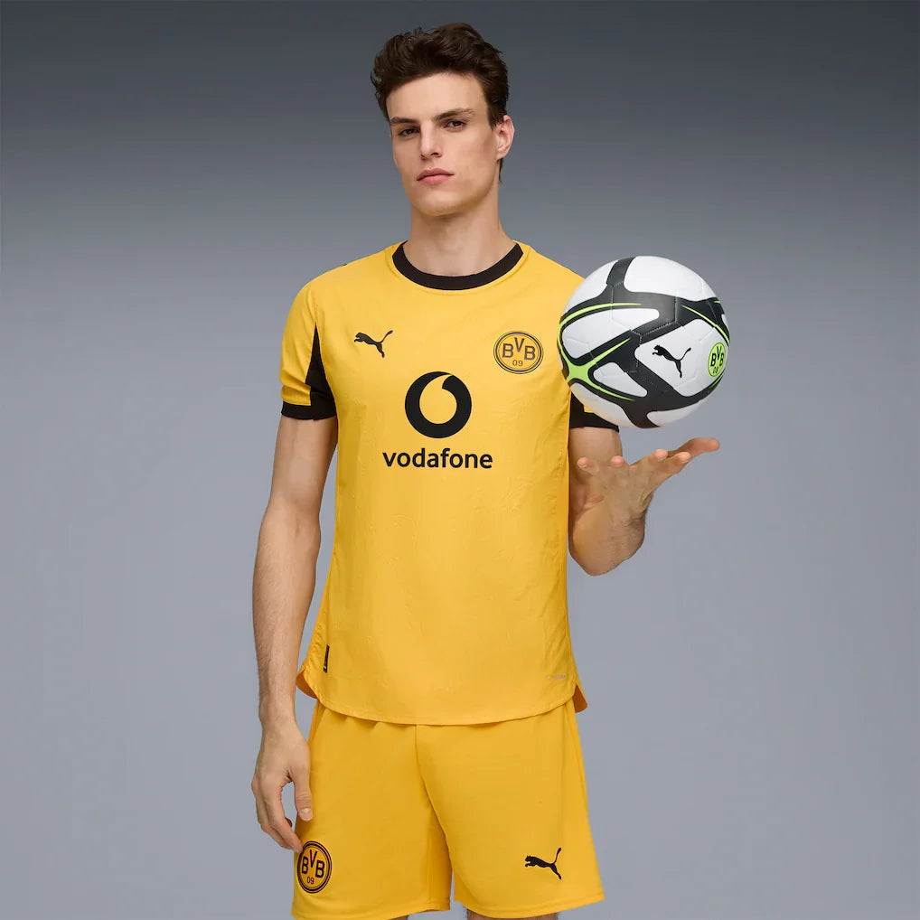 Borussia Dortmund Puma 2025/26 Cup Authentic Jersey - Yellow