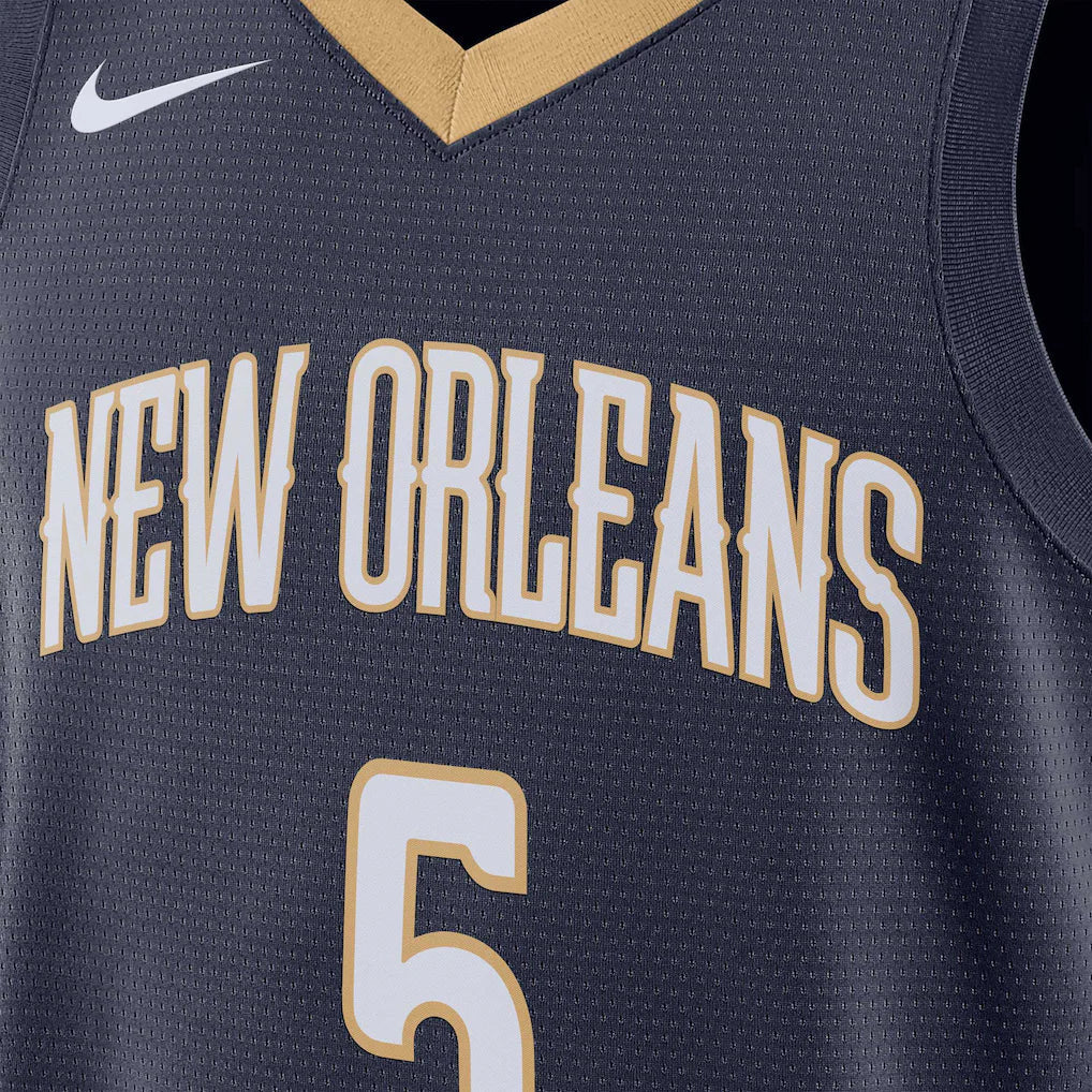 Dejounte Murray New Orleans Pelicans Nike Unisex 2024 Offseason Addition Nike Swingman Jersey - Navy