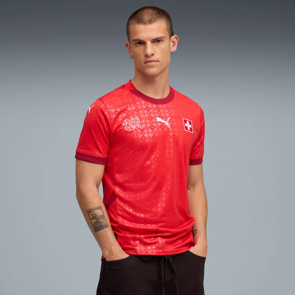 Switzerland National Team Puma 2025 Home Replica Jersey - Red