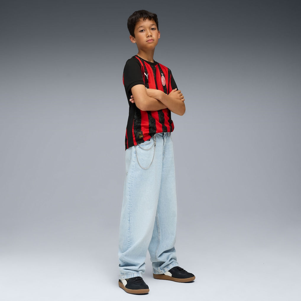 AC Milan Puma Youth 2025/26 Home Replica Jersey - Red