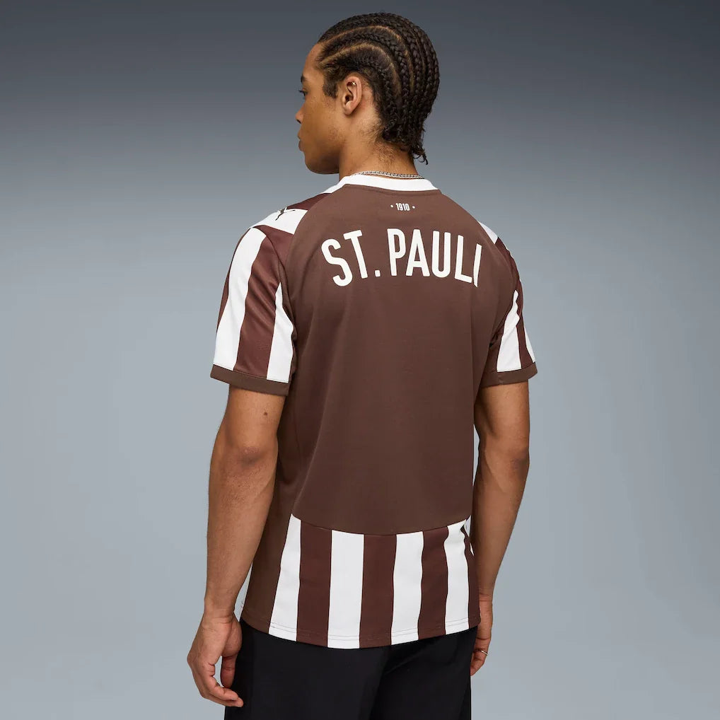St. Pauli Puma 2025/26 Home Replica Jersey - Brown