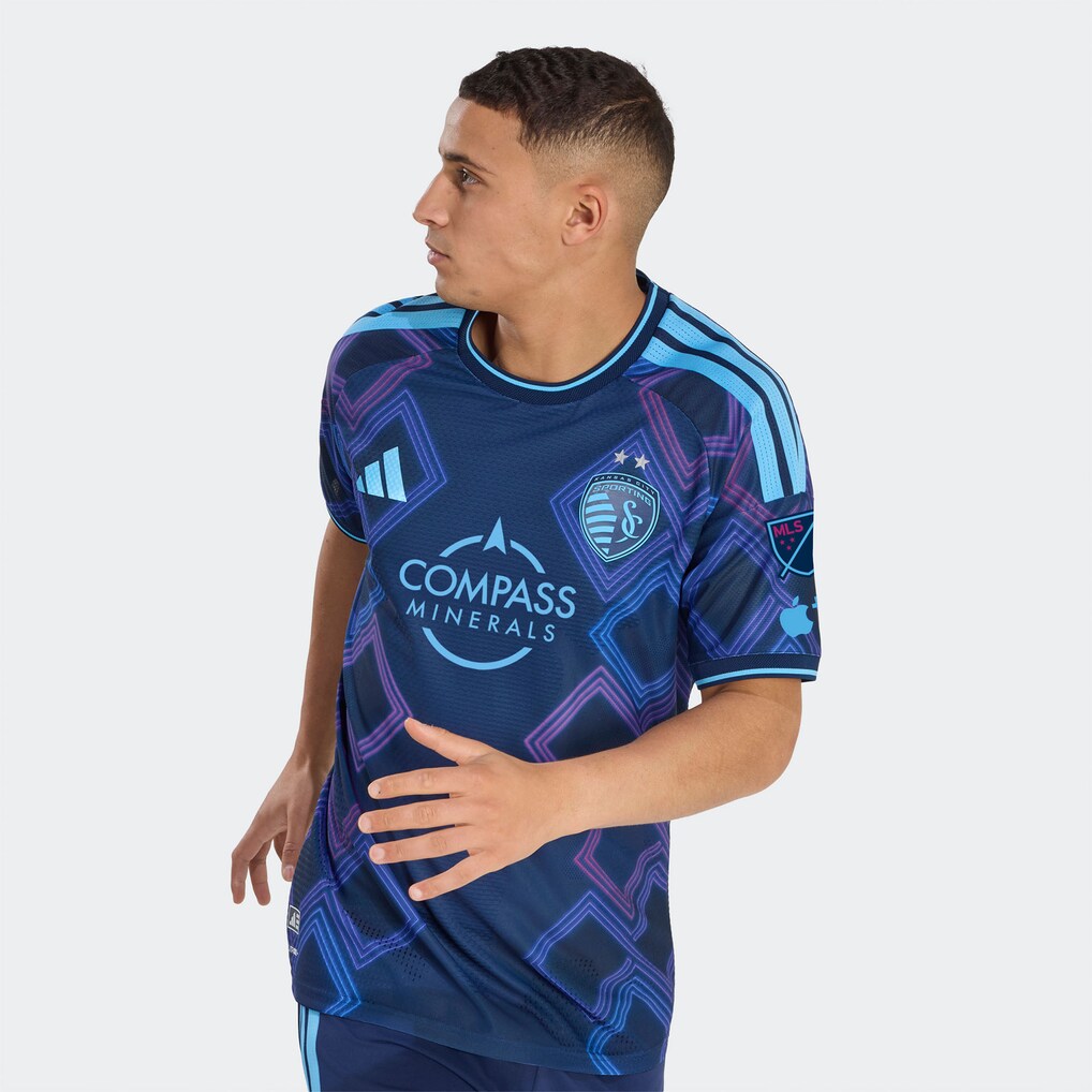 Sporting Kansas City adidas 2026 The 18th & Vine Kit On-Field Authentic Patch Jersey - Blue