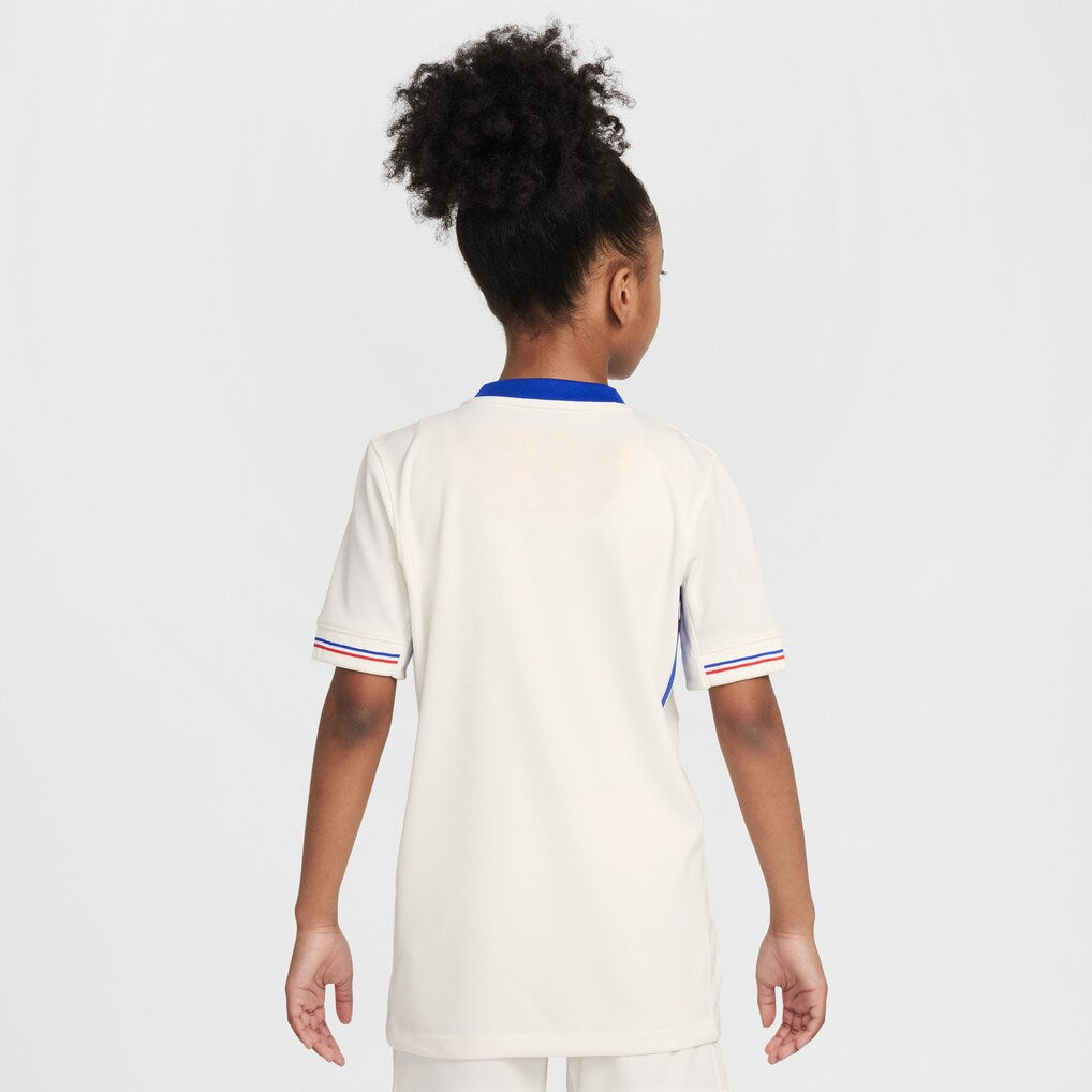 France Women's National Team Nike Youth 2025/26 Away Replica Jersey - Cream