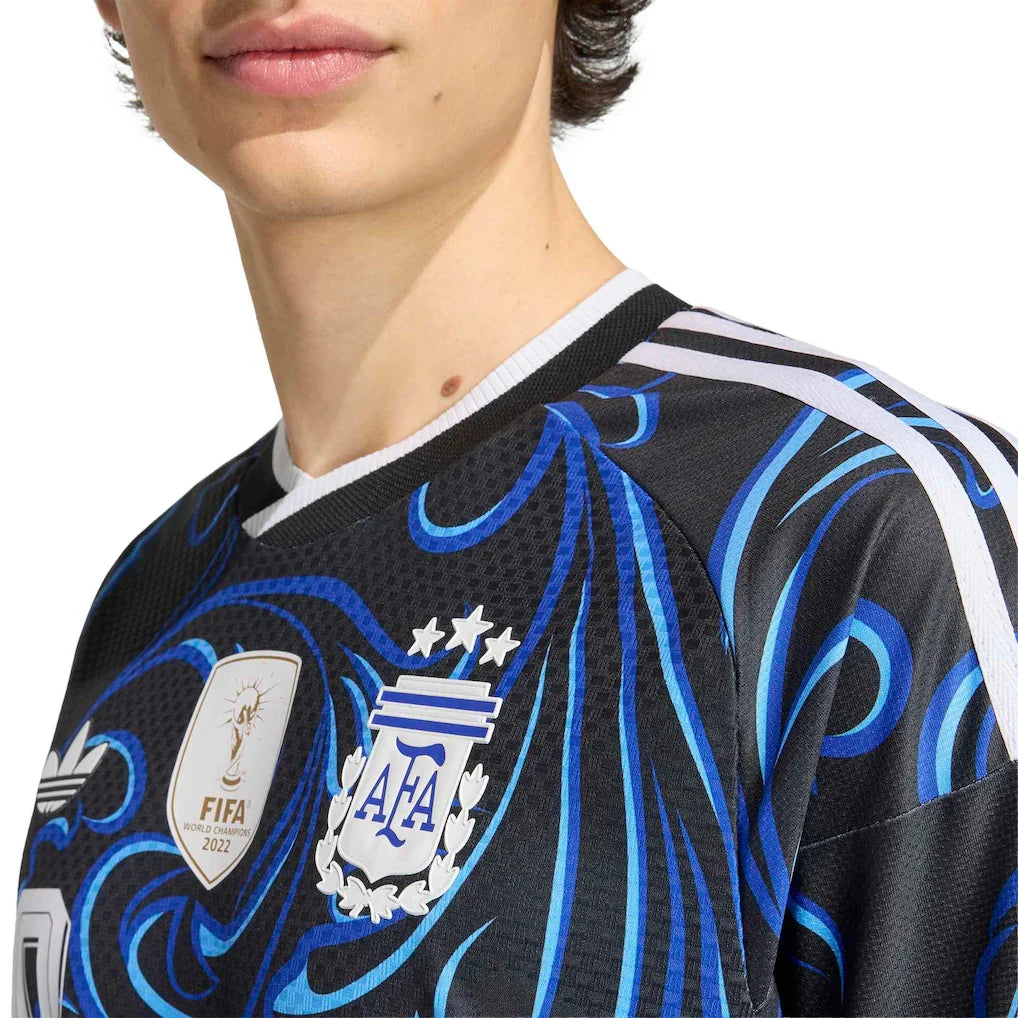 Lionel Messi Argentina National Team adidas 2026 Away Authentic Player Jersey - Black