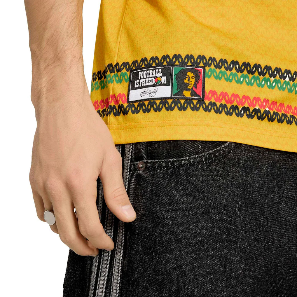 Bob Marley Jamaica National Team adidas 2026 Home Replica Jersey - Yellow