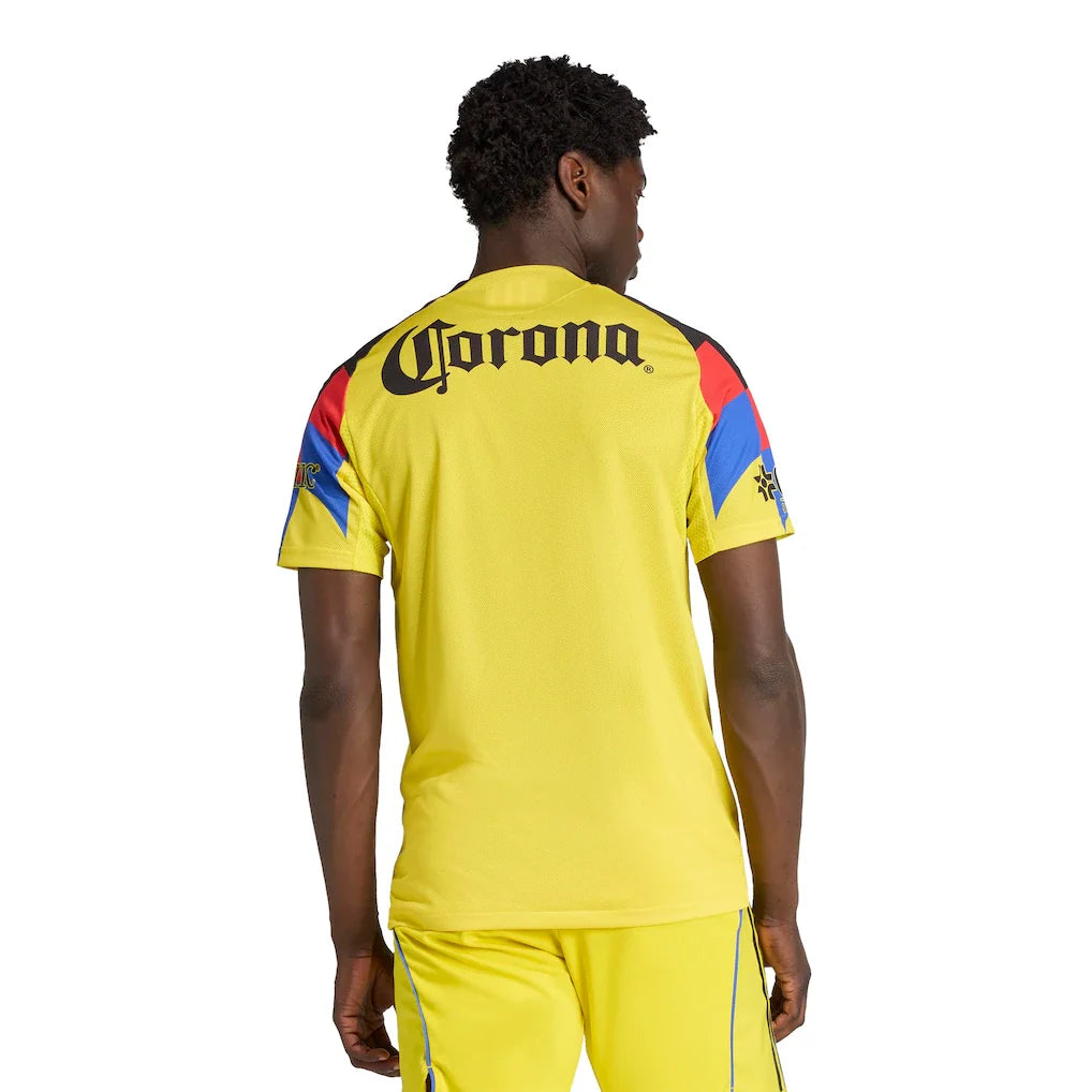 Club America adidas 2025/26 Home Authentic Jersey - Yellow