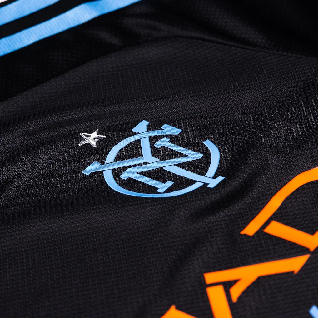 New York City FC adidas 2024 24/7 Kit Authentic Custom Jersey – Black