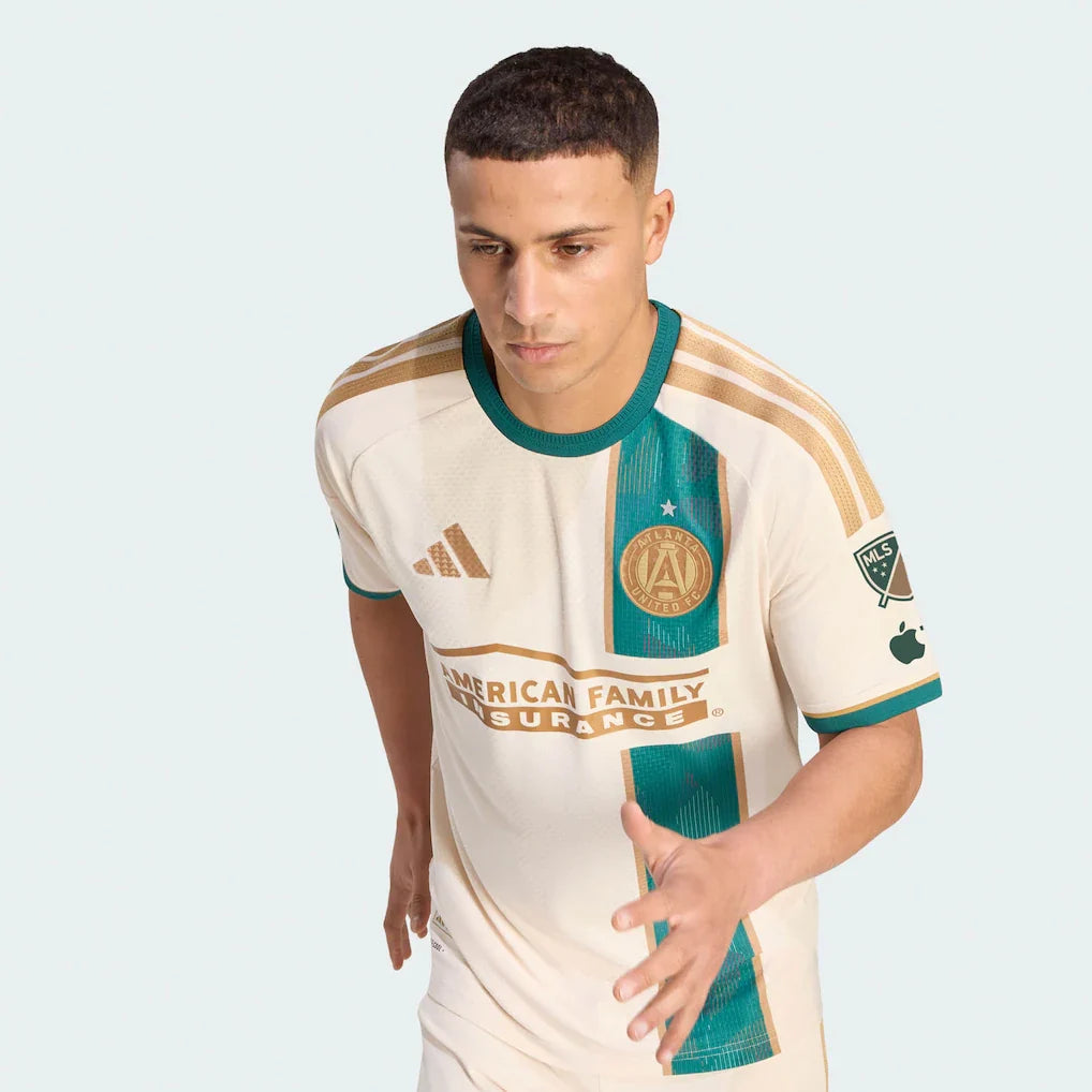 Atlanta United FC adidas 2026 Spirit Of '96 On-Field Authentic Patch Jersey - Tan