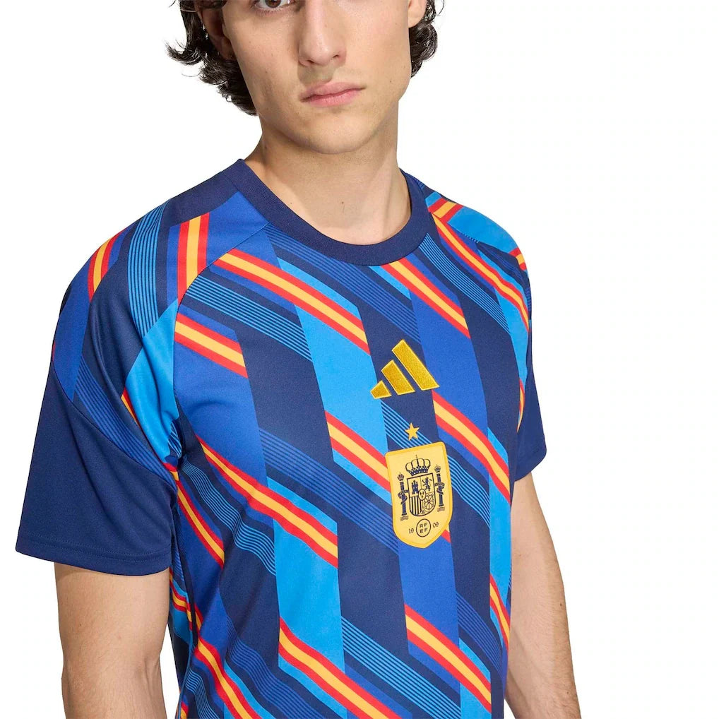 Spain National Team adidas 2026 Pre-Match Top - Navy