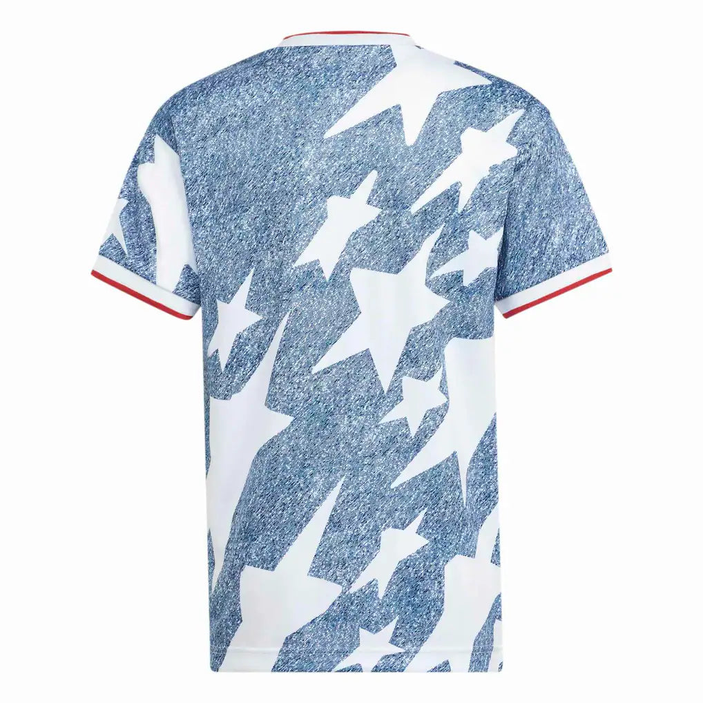 adidas Youth  USA 1994 Denim Graphic Fashion Jersey - Blue
