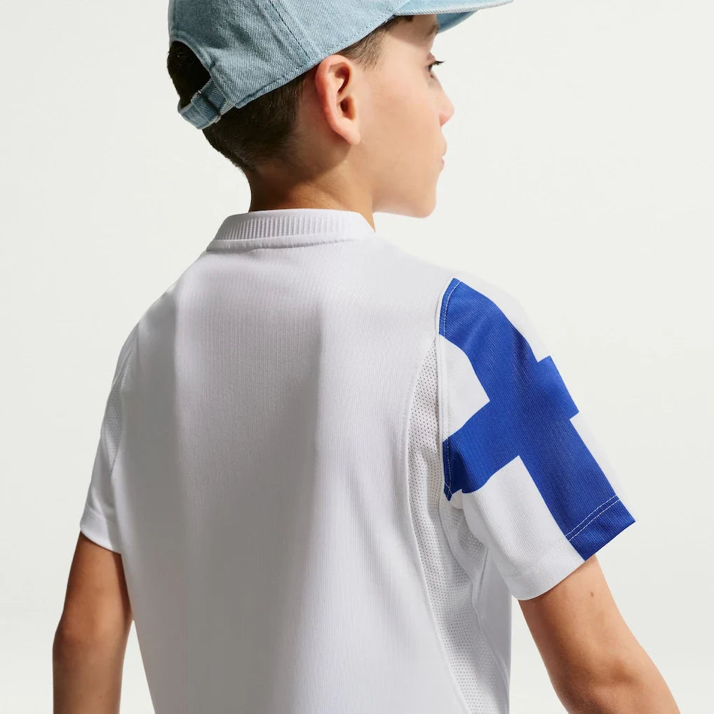 Finland National Team Nike Youth 2026 Home Stadium Replica Jersey - White
