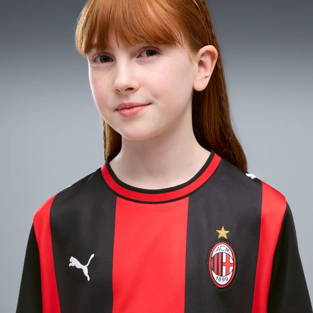 AC Milan Puma Youth 2026/27 Home Replica Jersey - Black/Red