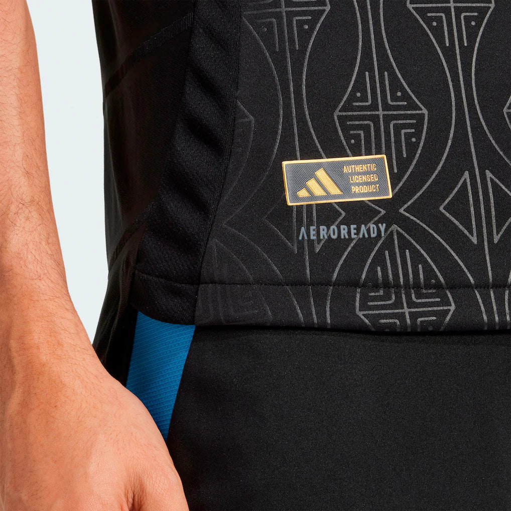 Charlotte FC adidas 2025 Fortress Kit Authentic Jersey - Black