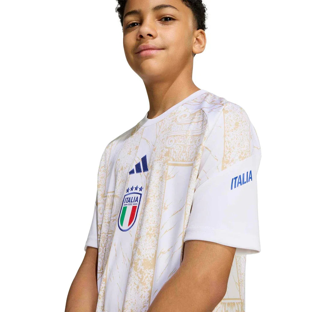 Italy National Team adidas Youth 2026 Pre-Match Top - White