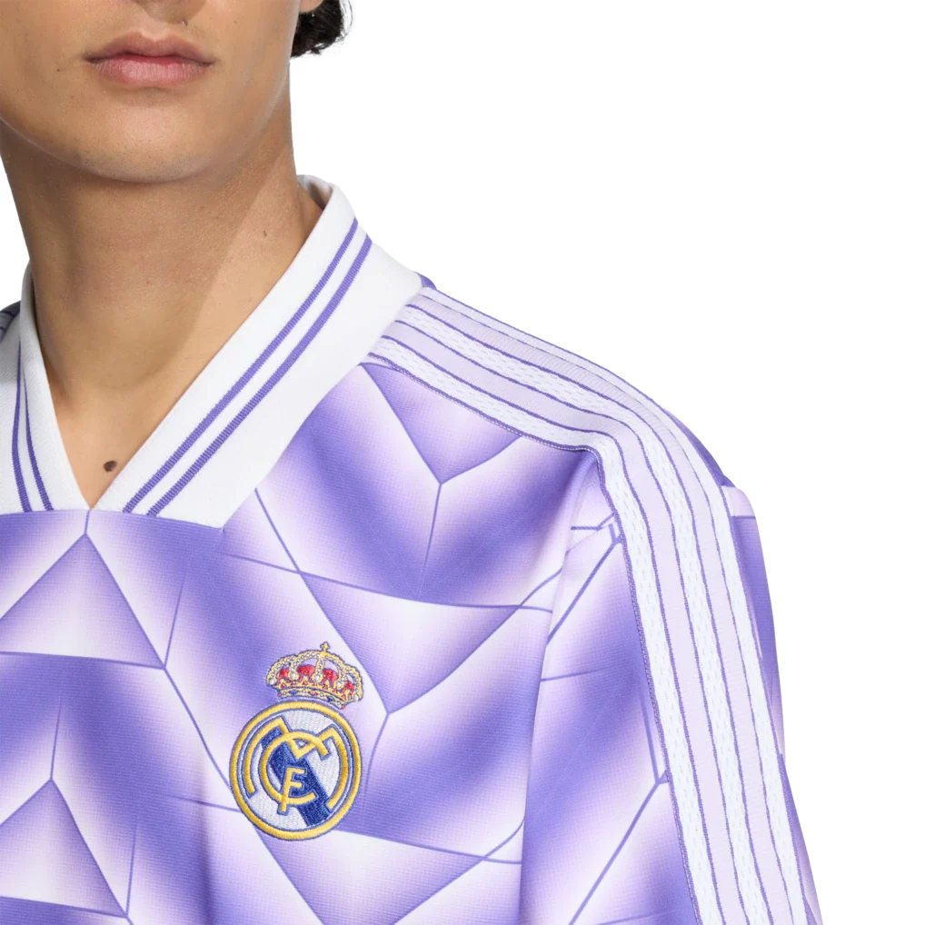 Real Madrid adidas Unisex Lifestyler Fashion Jersey - Purple