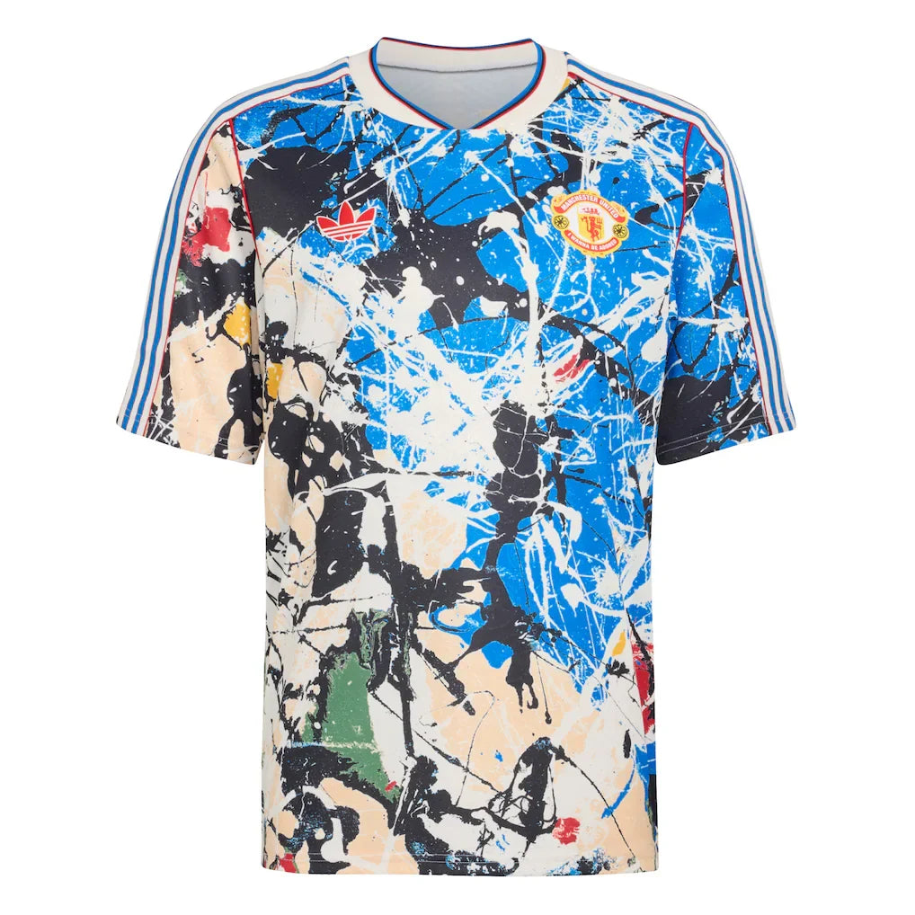 Manchester United X Stone Roses adidas Replica Jersey - Blue