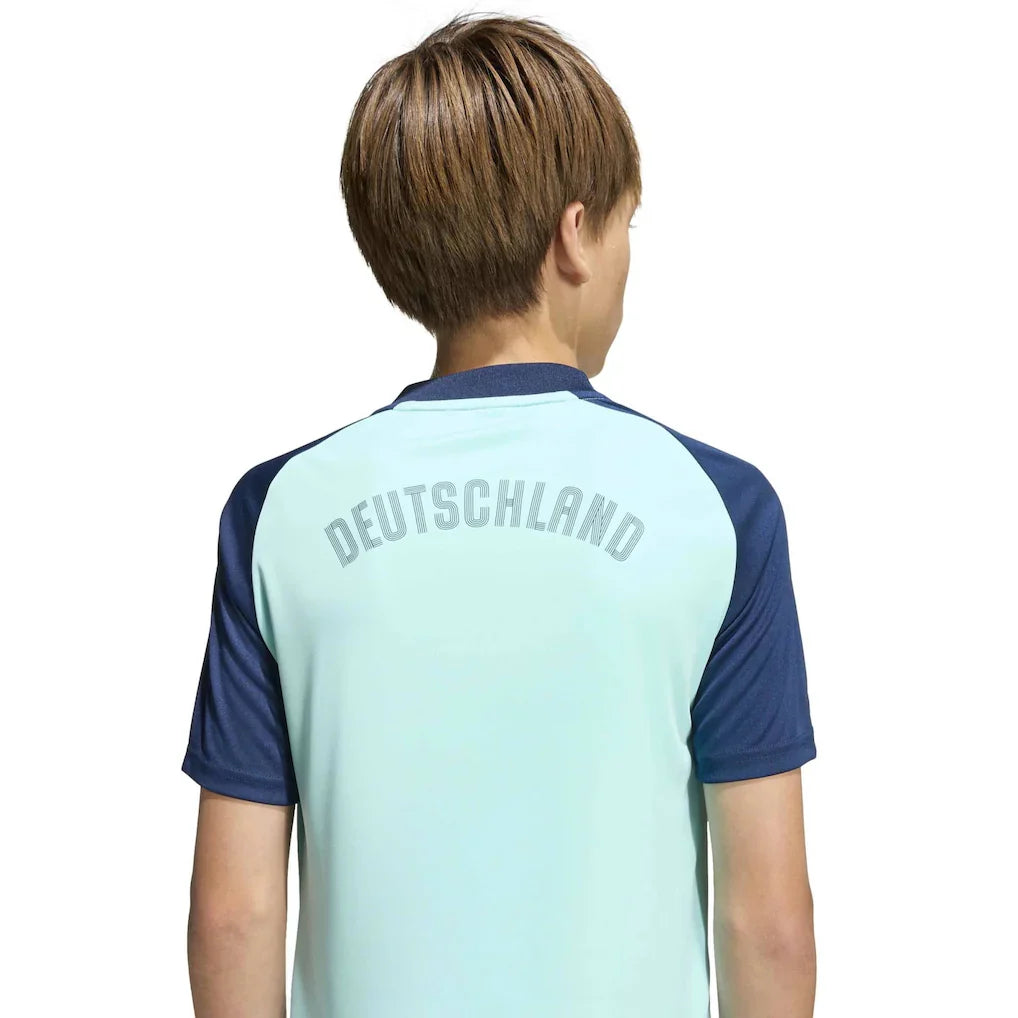 Germany National Team adidas Youth 2026 Pre-Match Top - Turquoise
