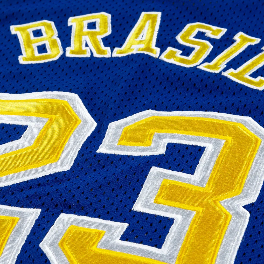 Brazil National Team Jordan Brand Youth Mesh Basketball Fashion Jersey - Royal