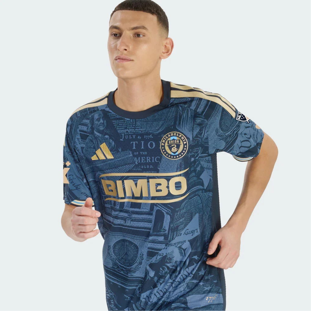 Philadelphia Union adidas 2026 1776 Kit On-Field Authentic Patch Jersey - Navy