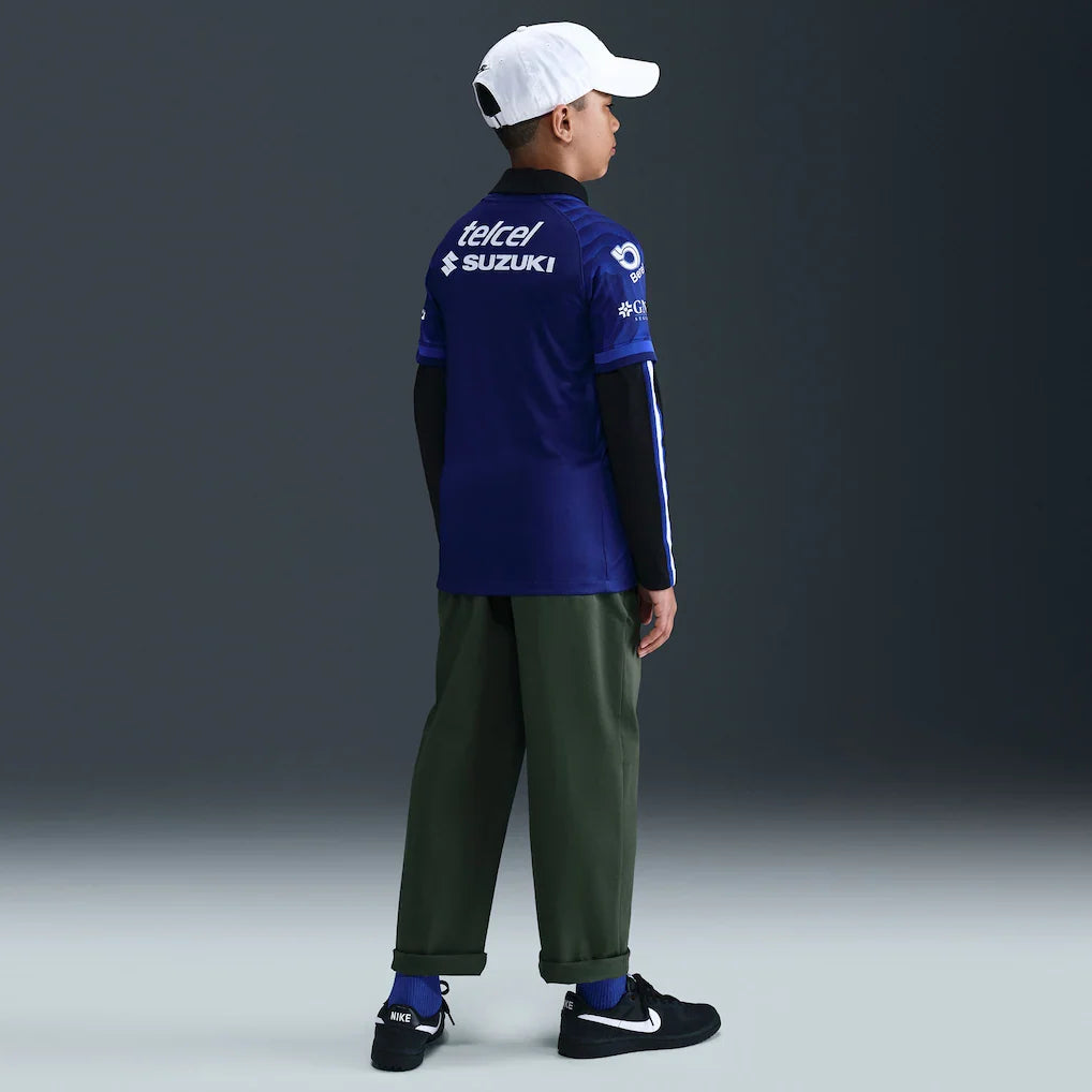 Pumas Nike Youth 2025/26 Away Replica Jersey - Royal