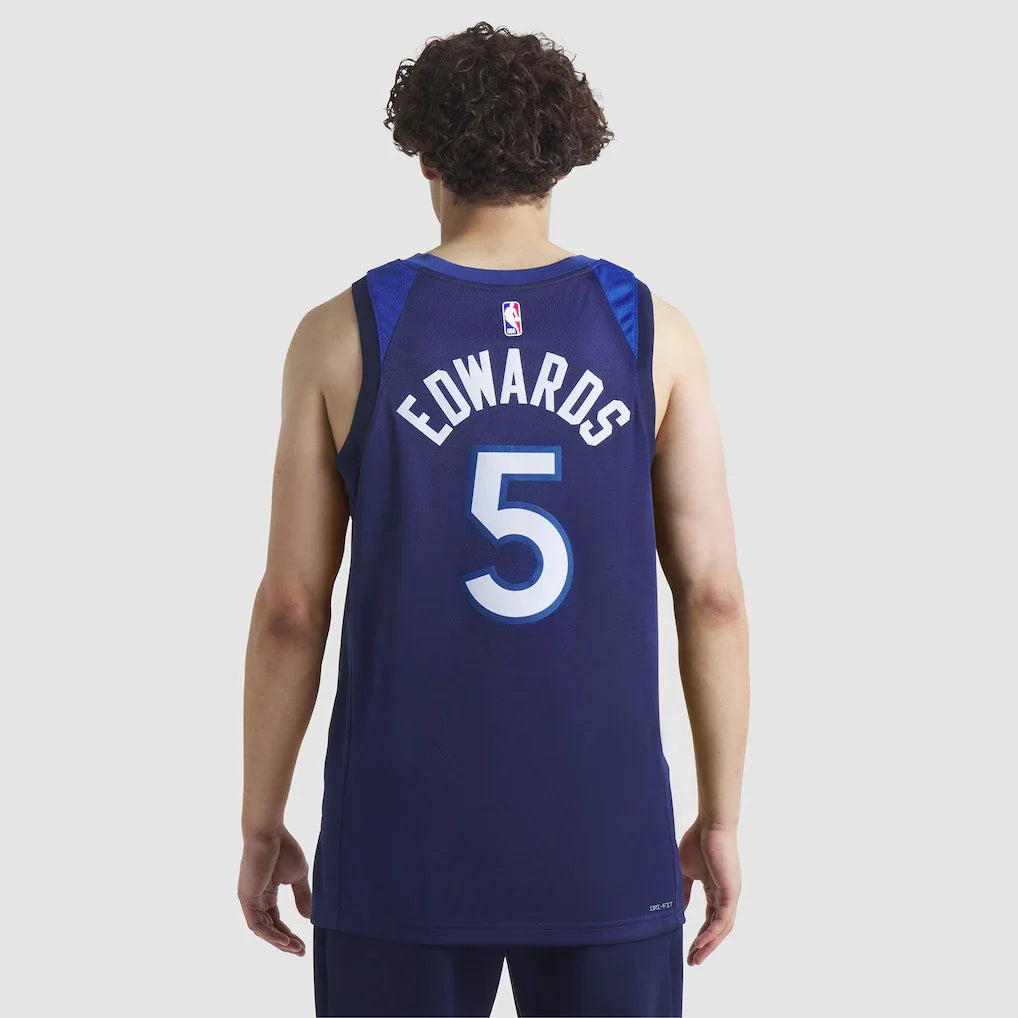 Anthony Edwards Minnesota Timberwolves Nike Unisex Swingman Jersey - Icon Edition - Navy