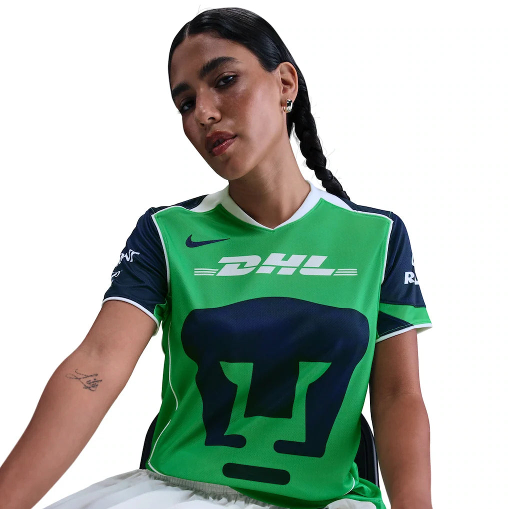 Pumas Nike Women's 2025/26 Third Replica Jersey - Green
