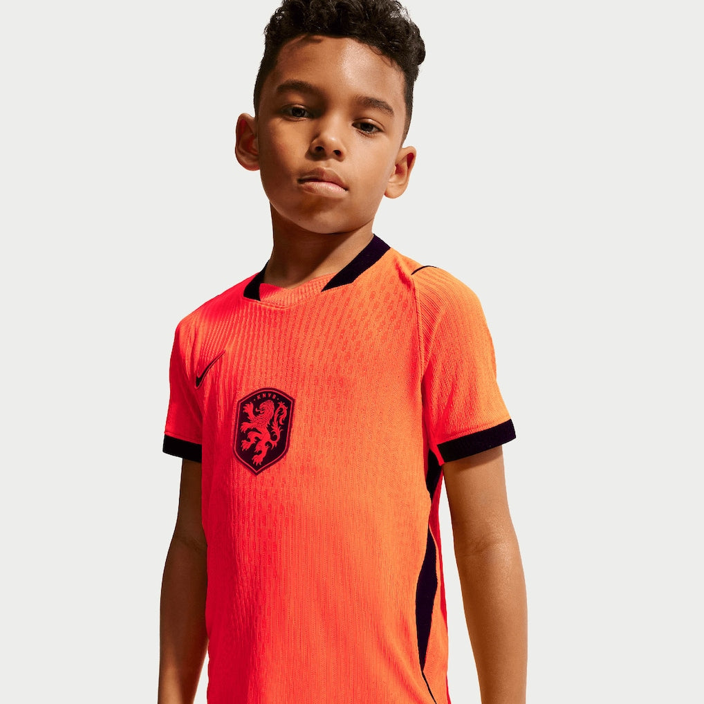 Netherlands National Team Nike Youth 2026 Home Match Authentic Jersey - Orange
