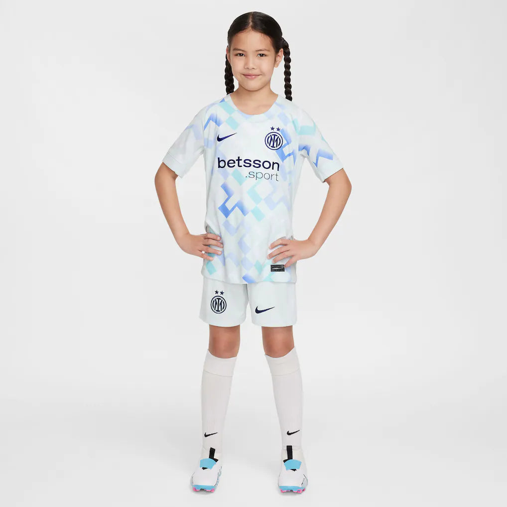 Inter Milan Nike Youth 2025/26 Away Replica Jersey - Aqua