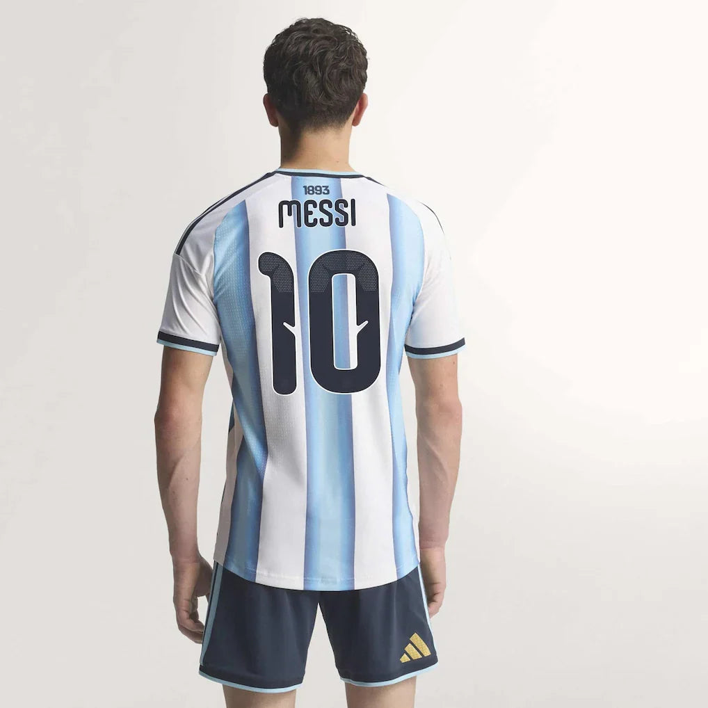 Lionel Messi Argentina National Team adidas 2026 Home On-Field Authentic Jersey - White