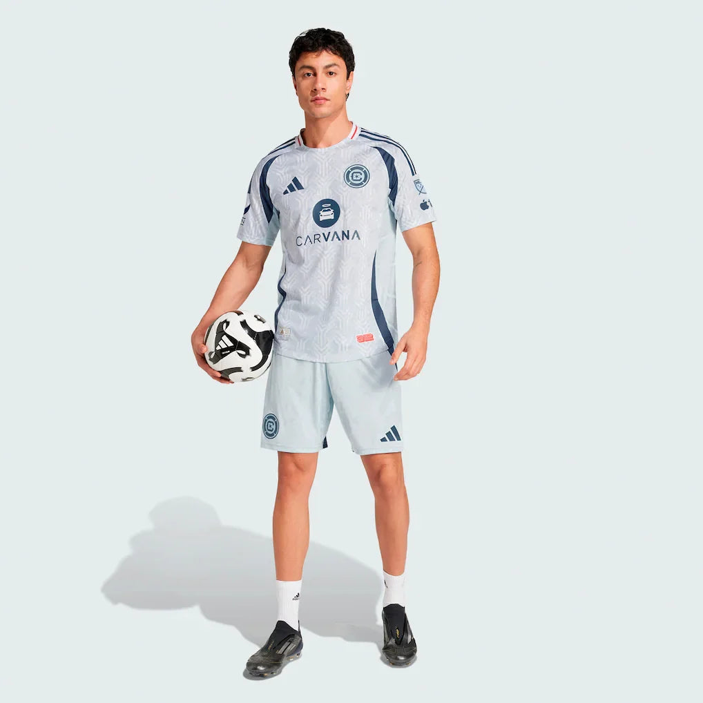 Chicago Fire adidas 2025 The Municipal Kit Authentic Jersey - Light Blue