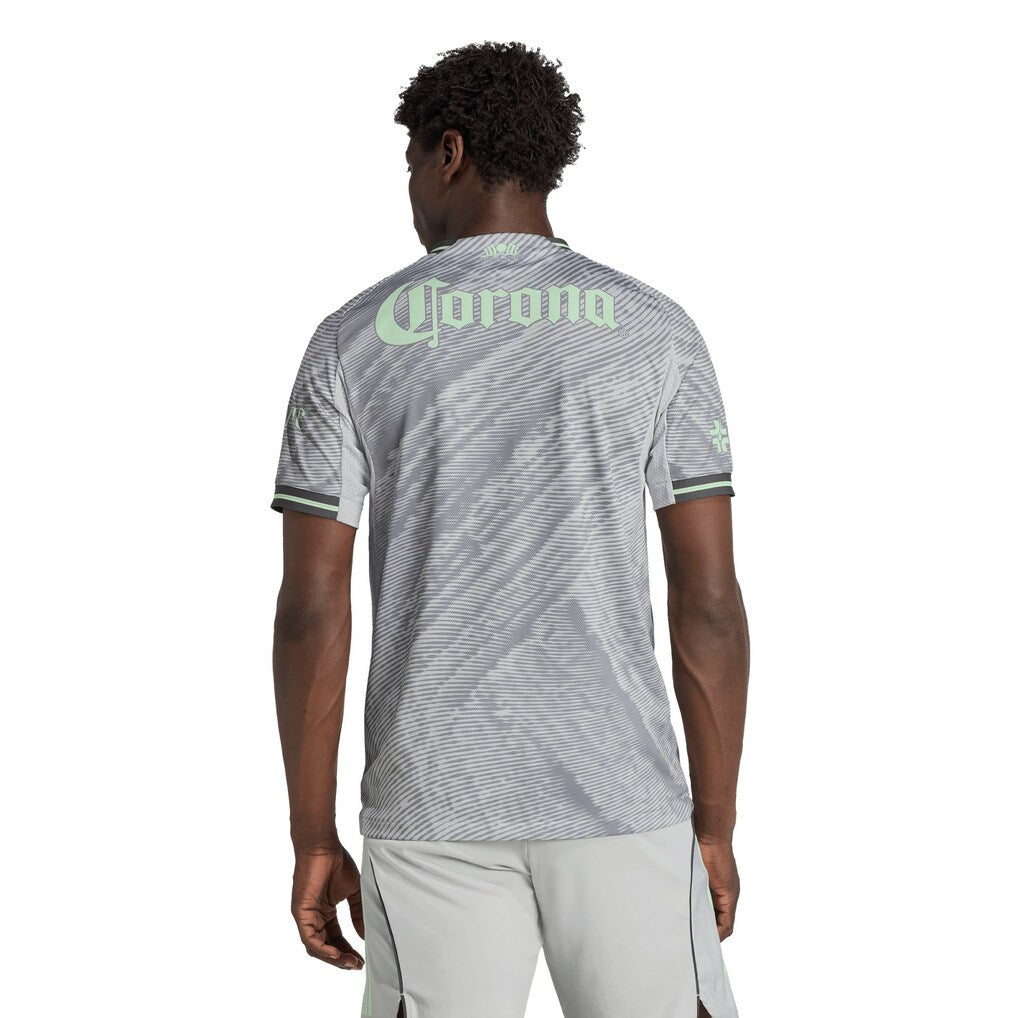 Club America adidas 2025 Third On Field Authentic Jersey - Gray